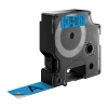 Picture of Dymo D1 Label Tape 19mm x 7m Black On Blue