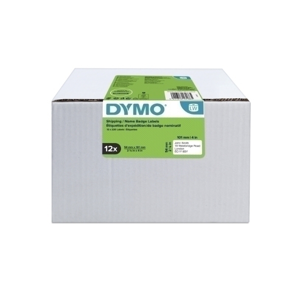 Picture of Dymo LW Shipping Labels 54 x 101mm Bulk 12 Rolls