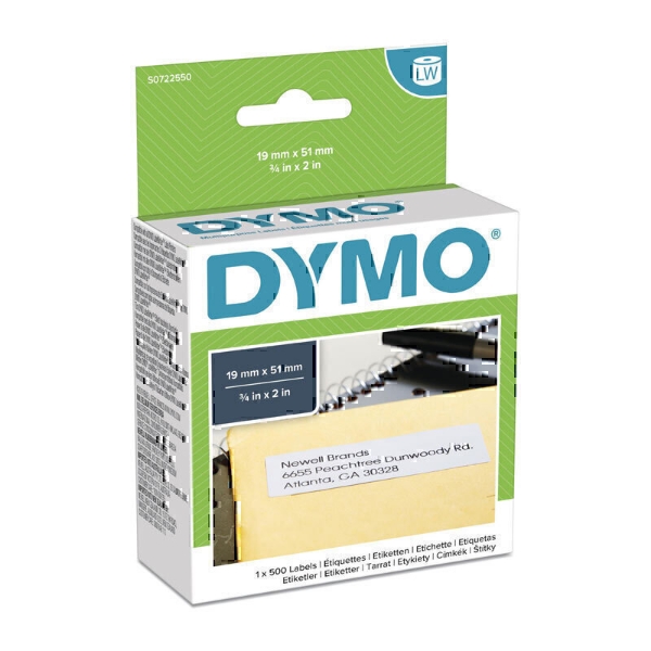 Picture of Dymo Multi Purpose Label 19Mmx51MM/500 Labels