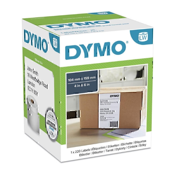 Picture of Dymo LabelWriter Shipping Label 104mm x 159mm - 220 Labels