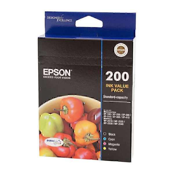 Picture of Epson 200 4 Ink Value Pack
