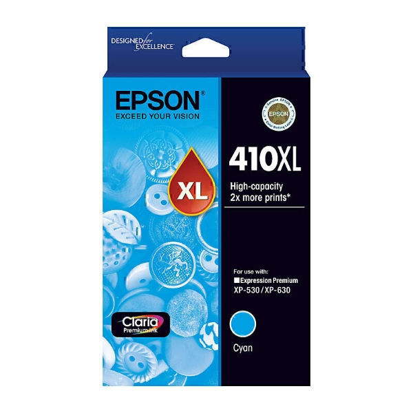 Picture of Epson 410XL Cyan Ink Cart