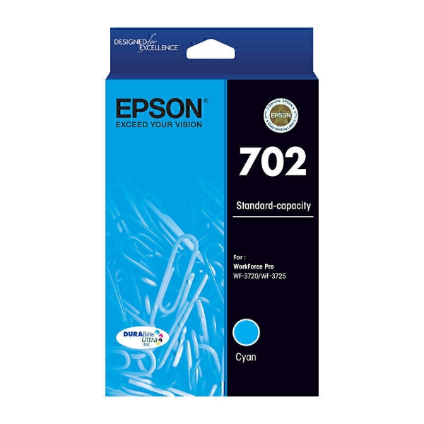 Picture of Epson 702 Cyan Ink Cart