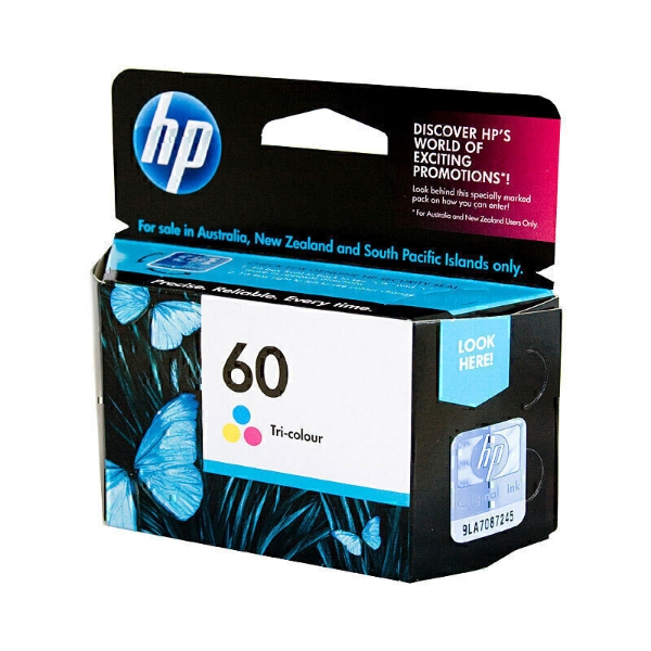 Picture of HP #60 Tri Colour Ink CC643WA
