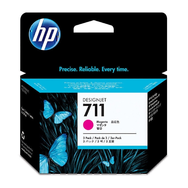 Picture of HP #711 29ml Mag 3 Pk CZ135A