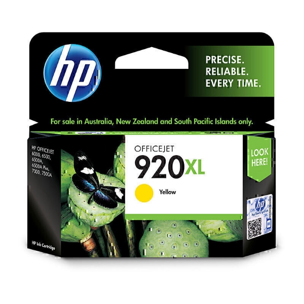 Picture of HP #920 Yellow XL Ink CD974AA