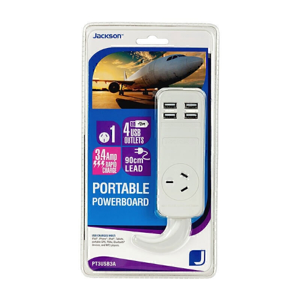 Picture of Jackson USB Portable Powerboard- Single Outlet