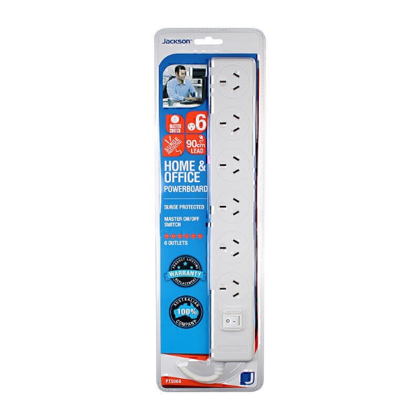 Picture of Jackson 6 Way Powerboard 90cm