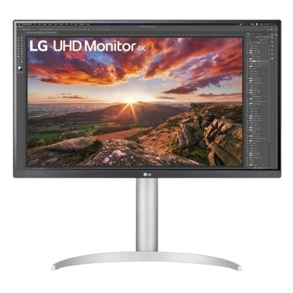 Picture of LG 27UP850N-W 27" 4K UHD LED Monitor - Silver/Black