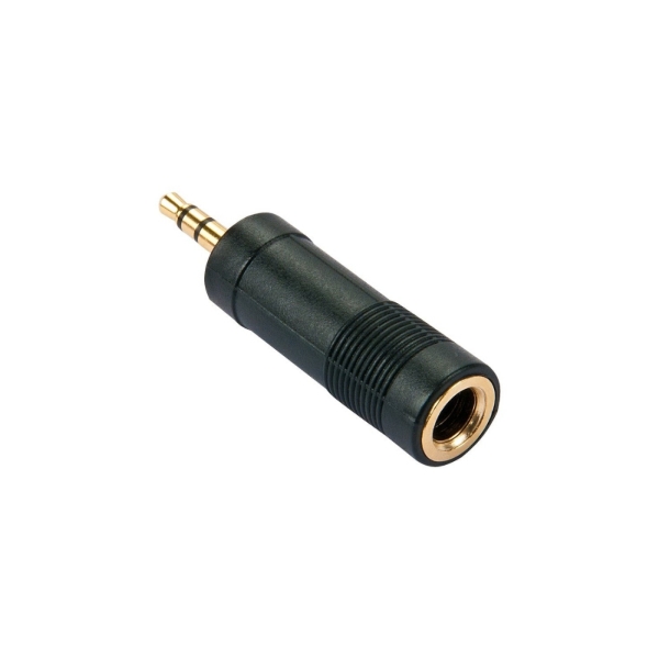Picture of Lindy 35621 3.5mm 6.3mm Black Cable interface/gender adapter
