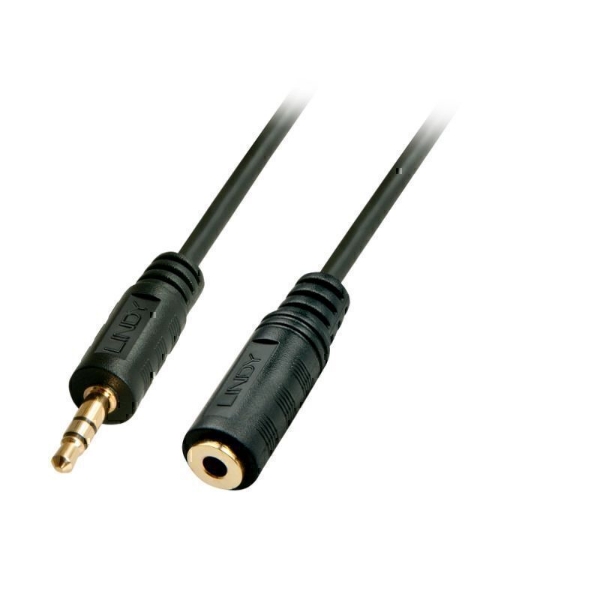 Picture of Lindy Audio Cable 5m 3.5mm Black [35654]