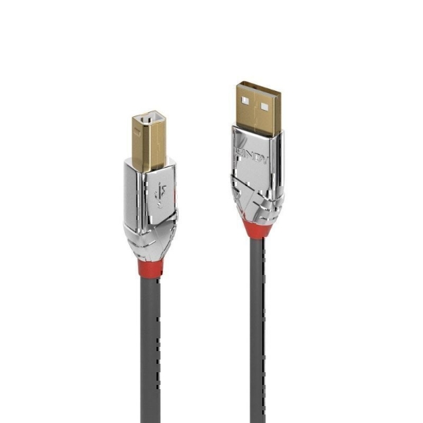 Picture of Lindy 36642 2m USB 2.0 Type A to B Cable, Cromo Line