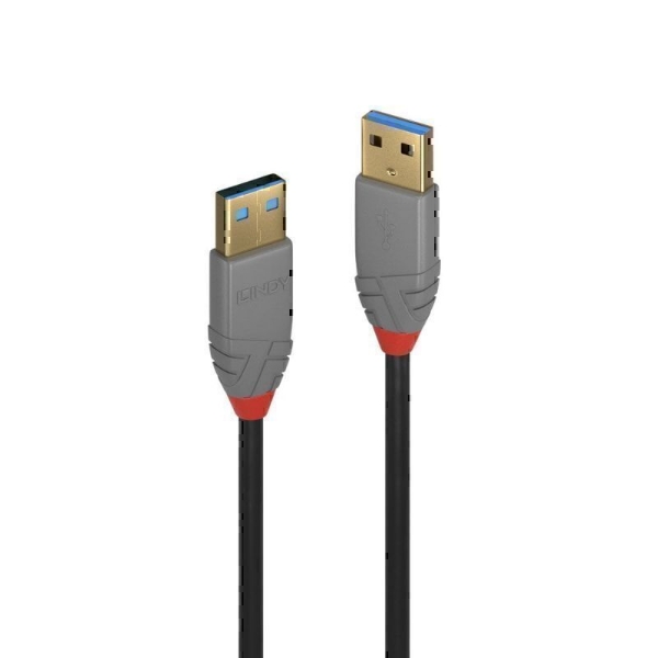 Picture of Lindy 36752 2m USB 3.0 Type A to A Cable, Anthra Line
