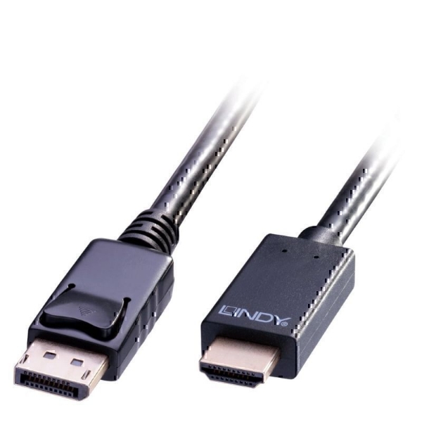 Picture of Lindy 36922 2m DisplayPort to HDMI 10.2g Cable, Black
