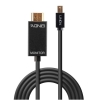 Picture of Lindy 36927 2m Passive Mini DisplayPort to HDMI 4K Adapter Cable - BLA