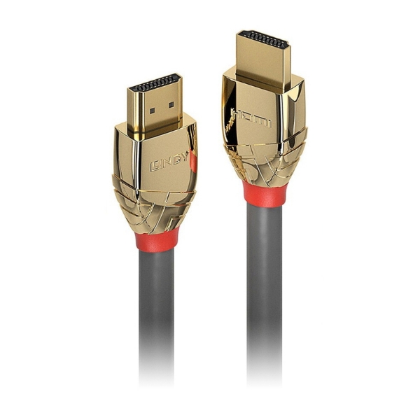Picture of Lindy 37604 HDMI Cable 5 M HDMI Type A (Standard) Grey Adapter/Cable