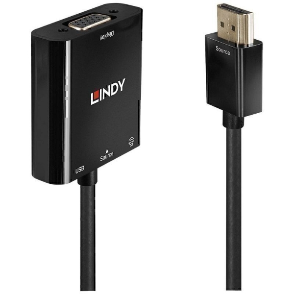 Picture of 38285 Lindy HDMI-VGA & Audio Conv