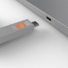 Picture of Lindy 40428 USB Type C Port Blocker Key, Orange - Pack of 4
