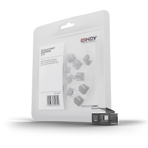 Picture of Lindy RJ45 Port Block x20 Bk