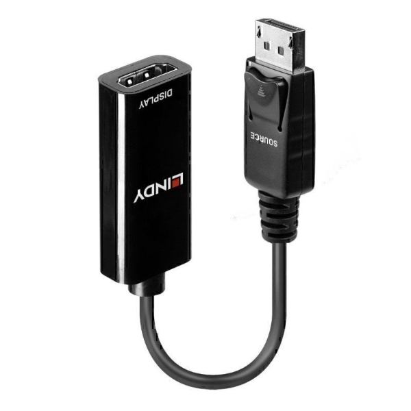 Picture of Lindy 41718 Video Cable Adapter Black