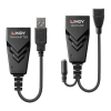 Picture of Lindy 42674 100 M Cat6 USB 2.0 Extender Black