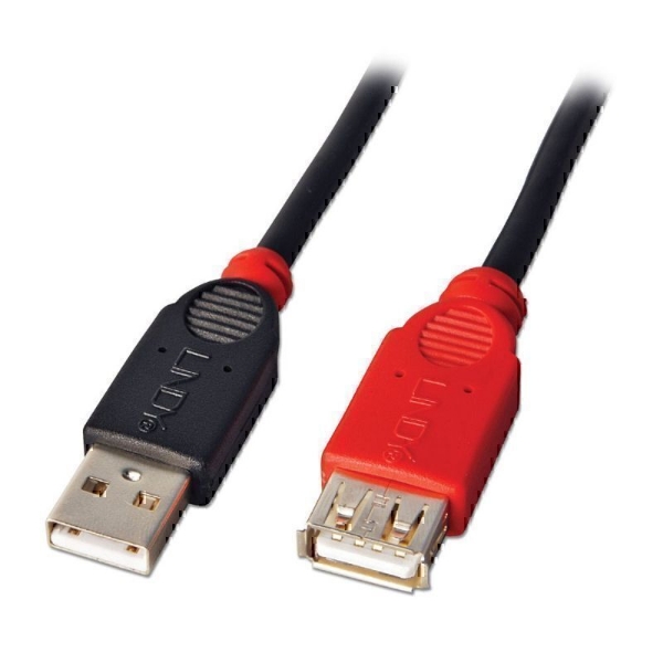 Picture of Lindy 42817 5m USB 2.0 Slimline Active Extension Cable