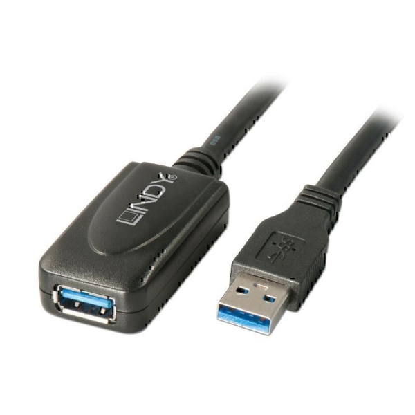 Picture of Lindy 43155 5m USB 3.0 Active Extension Cable