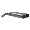 Picture of Lindy 43278 Interface Hub USB 3.2 Gen 1 (3.1 Gen 1) Type-C 5000 Mbit/s Grey