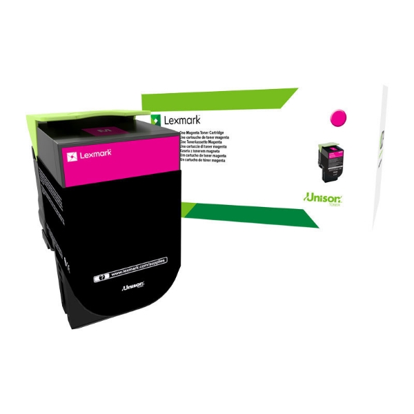Picture of Compatible Lexmark 70C8HME Magenta [3K Page] Toner Cartridge