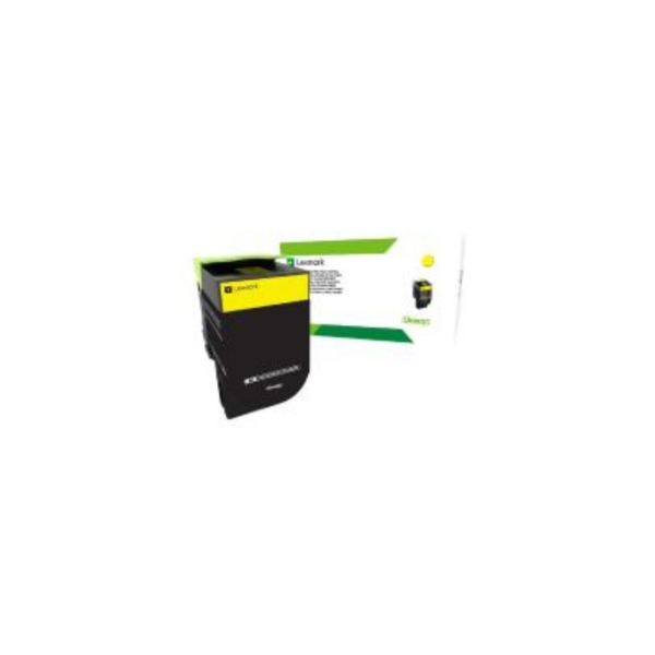 Picture of Compatible Lexmark 80C8SYE Yellow [2K Page] Toner Cartridge