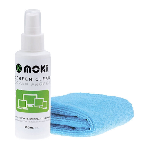 Picture of Moki Clean Screen 120ml Spray with Cloth
