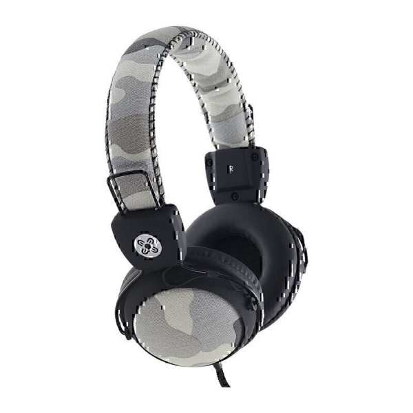 Picture of Moki Camo In-Line Mic Grey Headphones