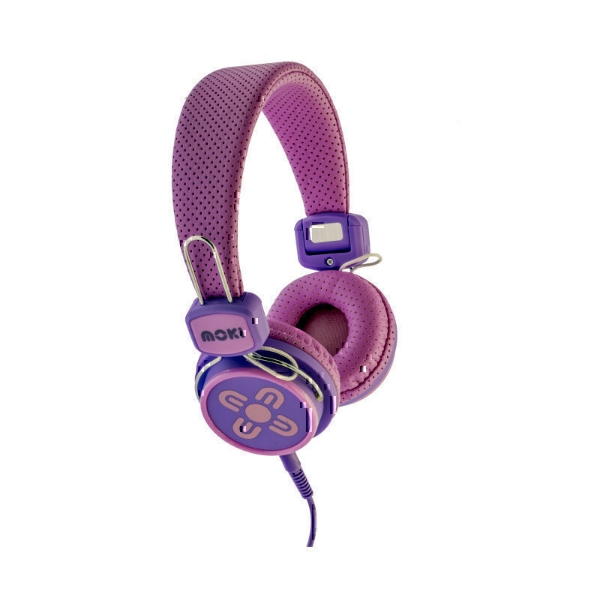 Picture of Moki Kid Safe Volume Limited Headphones Pink/Purple