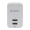 Picture of Moki Dual USB Wall Charger White