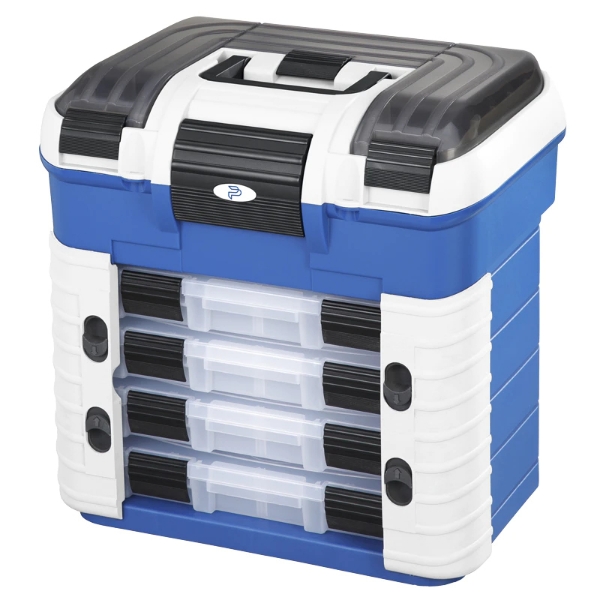 Picture of Plastica Panaro 501F Superbox 4 Tray 420x303x400 mm - Blue