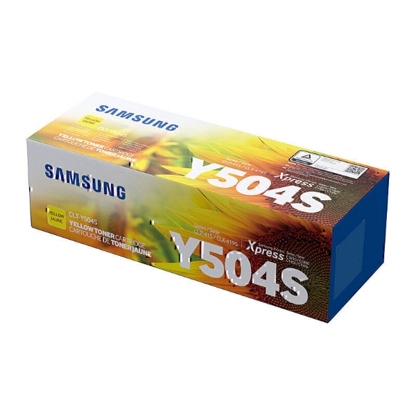 Picture of Compatible CLTY504S Samsung CLT-Y504S SU504A Yellow Toner Cartridge