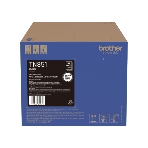 Picture of Brother TN851 Black Toner Cart