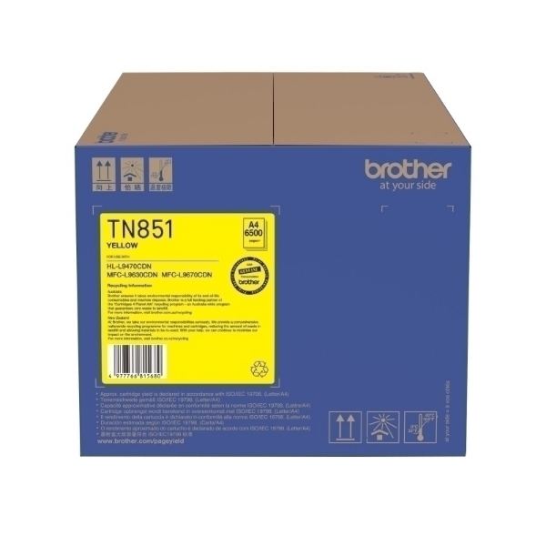 Picture of Brother TN851 Yell Toner Cart