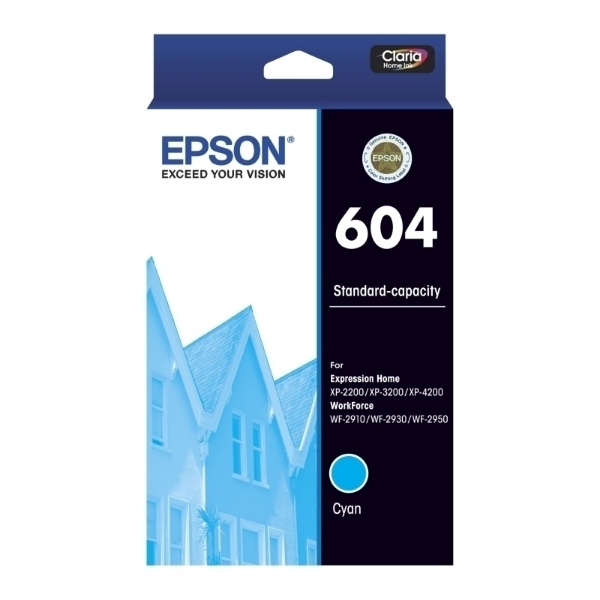 Picture of Epson 604 Cyan Ink Cart