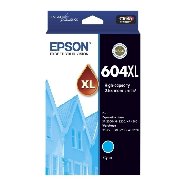 Picture of Epson 604XL Cyan Ink Cart