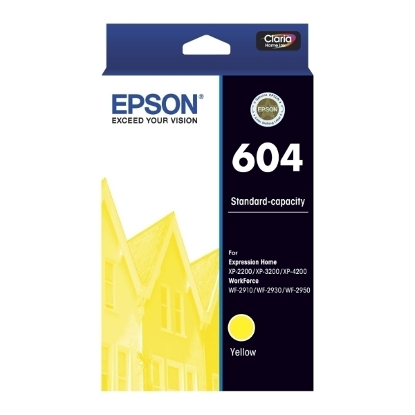 Picture of Epson 604 Yellow Ink Cart