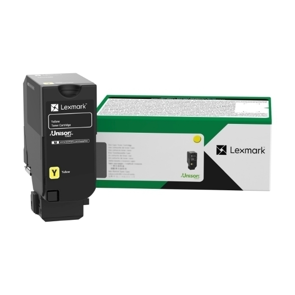 Picture of Lexm 71C10Y0 Yellow Toner