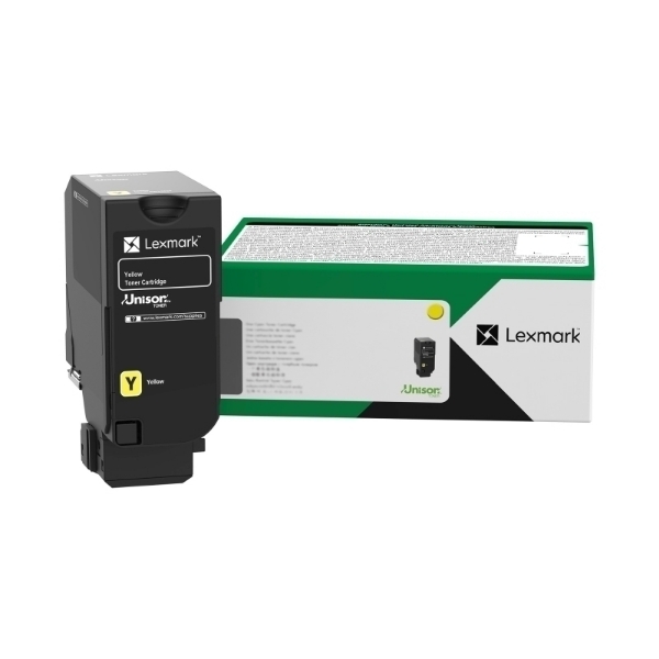Picture of Lexm 81C1XY0 XHY Yellow Toner