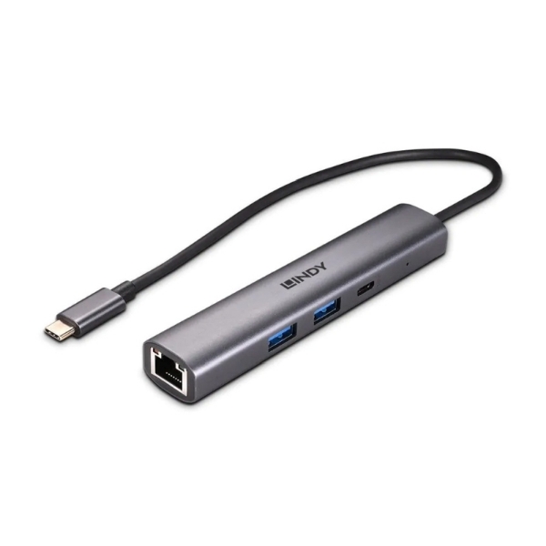 Picture of Lindy USB 3.2 Hub with gb Eth
