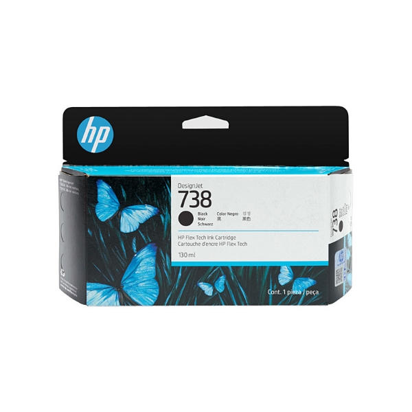 Picture of HP #738 130ml Blk Ink 498P2A
