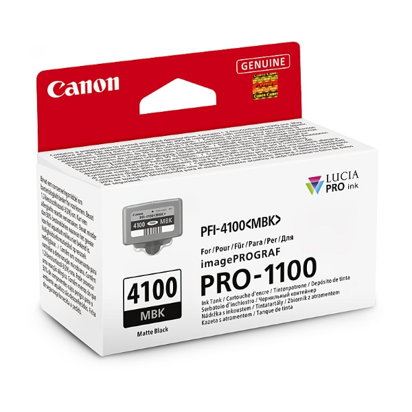 Picture of Canon PFI4100 Mat Blk Ink Cart