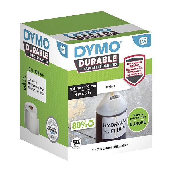 Picture of Dymo LW 104mm x 159mm label NP