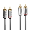Picture of Lindy 0.5m Dual RCA AudioCable