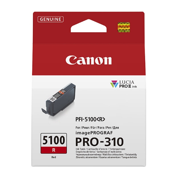 Picture of Canon PFI5100 Red Ink Cart