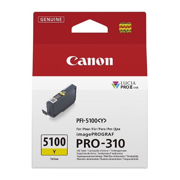 Picture of Canon PFI5100 Yellow Ink Cart